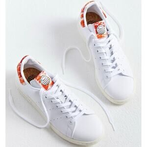 Adidas Stan Smith Orange Red White cork sneakers court shoes mens 9.5 womens 11